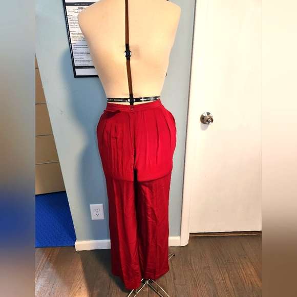 Daniel Hechter Red Pants - Picture 1 of 1